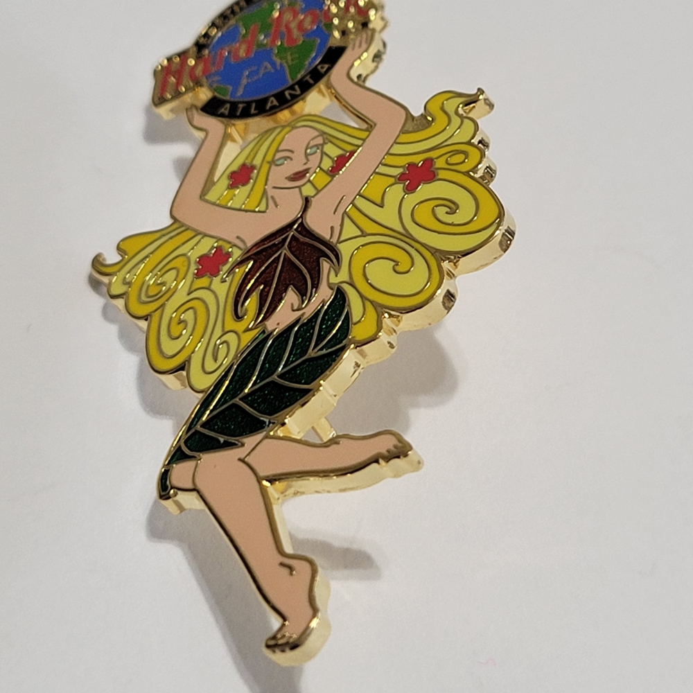 Hard Rock Cafe Gold and Yellow Whimsical Brooch